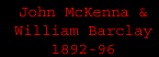 ohn McKenna & William E. Barklay